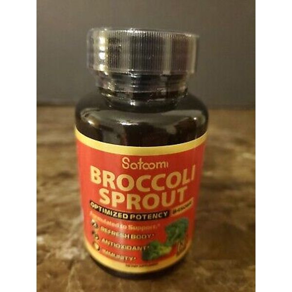 Broccoli Sprout Extract Powder  Immune Health 8450mg 60 Capsules Exp 02/2027