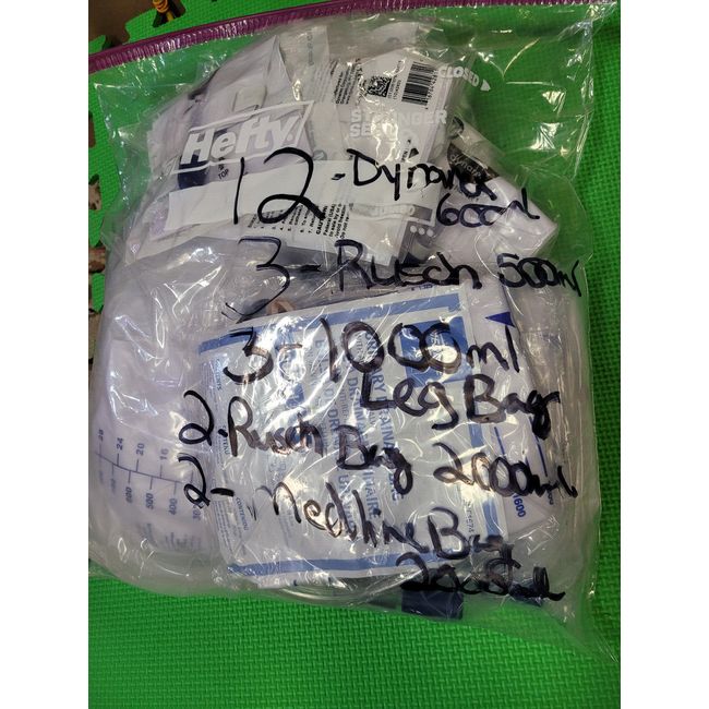 ***22 TOTAL BAG** Urinary Leg Bags -VARIOUS SIZES____SEE PHOTOS AND COMMENTS