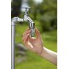 Gardena tap connector 26.5 mm (G 3/4 inch): connection for taps with thread, waterproof connection, easy handling, packaged (18201-20)