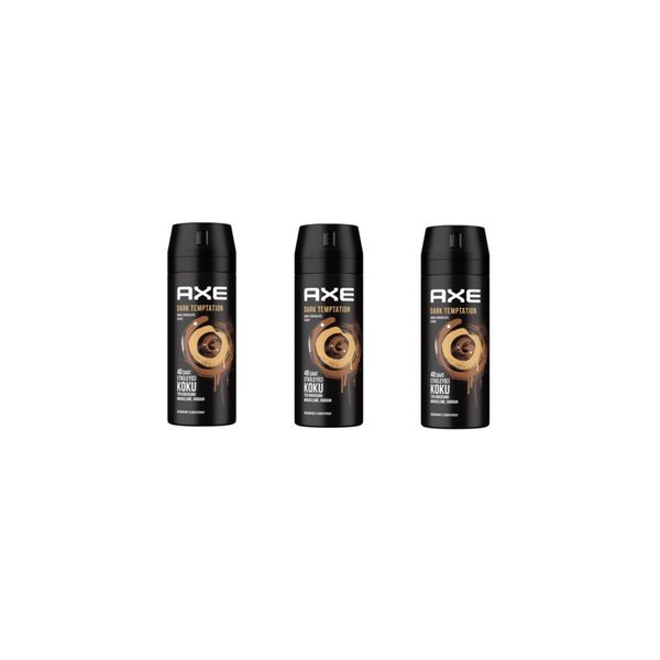 Erkek Deodorant Sprey Dark Temptatıon Dark Chocolate Scent 150 Ml X 3 Adet