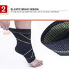 2pcs Ankle Support Brace Stabilizer Compression Sleeve Socks Foot Pain Relief