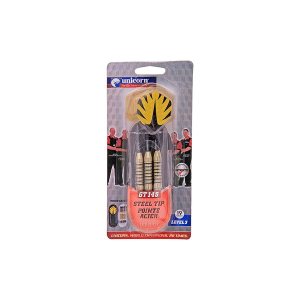 Unicorn Darts Set GT145 19 Gram Level 3 with Case (Steel Tip)