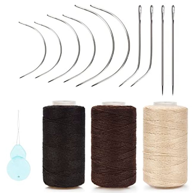 Black Hair Weaving Thread T-type Curved Needles Hook Extention