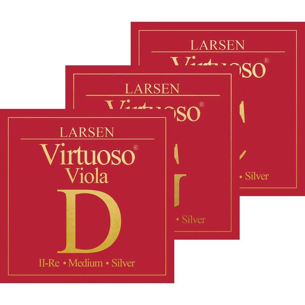LARSEN Virtuoso Viola medium Larsen Virtoso Viola Strings (Normal D, G, C Line Set)