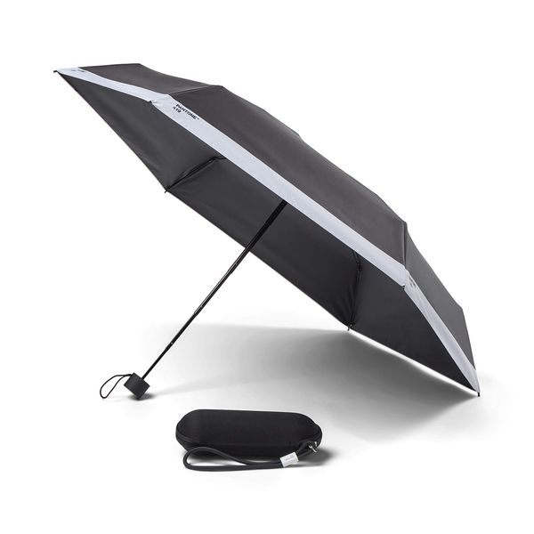 Pantone, Taschenschirm inkl. modischem Reise-Etui, Black 419