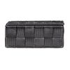 WENKO Adria Storage Basket with Lid, Dark Grey, Small
