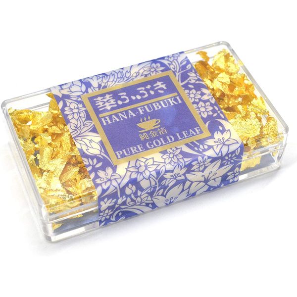 Gourmet Sommelier Edible Gold Foil (Edible Gold Foil / Can be Used for Cooking and Desserts, Kanazawa Gold Foil Flakes) (4 Pieces)