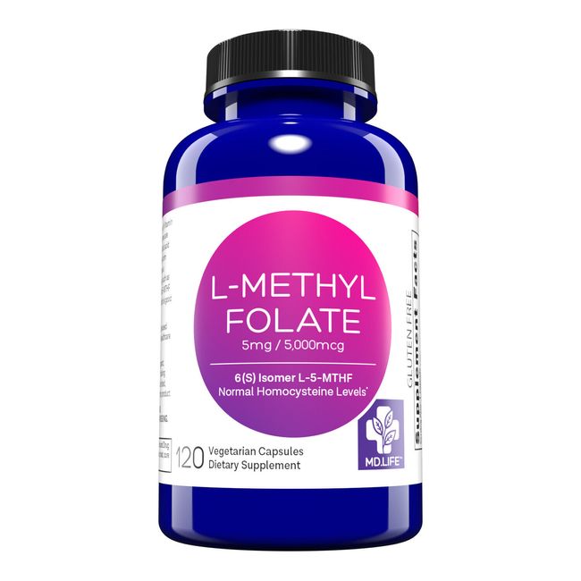 MD. Life L-Methylfolate - 5mg - 120ct