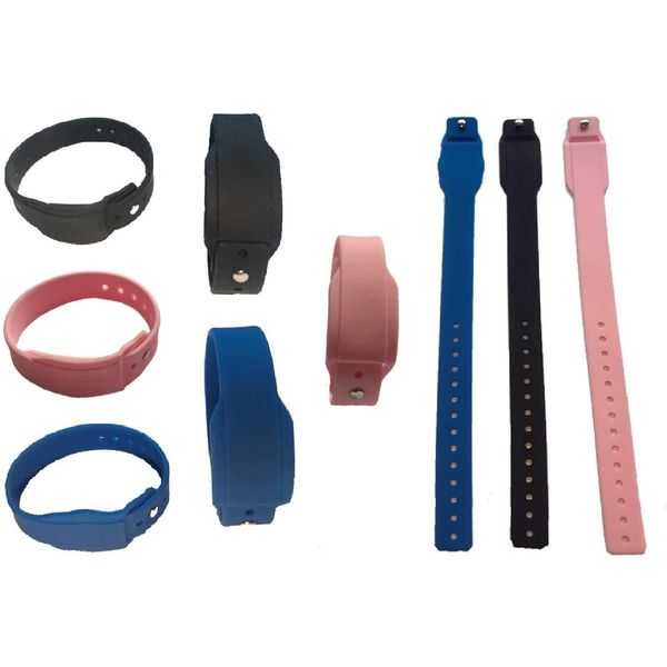 NTAG®215 NFC Fully Adjustable Silicon Wristband (Pink)