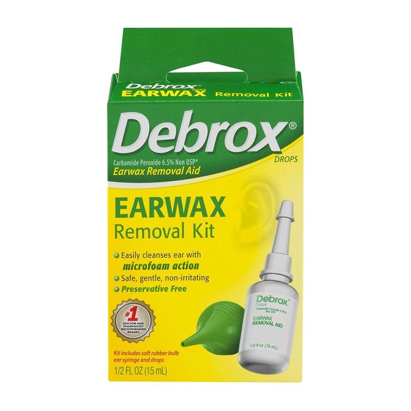 Debrox Earwax Removal Aid Kit - 0.5 oz, Pack of 6 - Online Marketplace ...