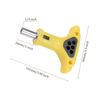 Kozelo Ratchet Screwdriver Adjustable Handle - T Shape Multifunctional Holder for 1/4" Hex Shank Bit