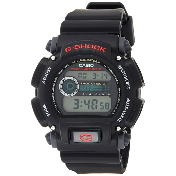 Casio G-Shock Quartz Watch with Resin Strap, Black, 25 (Model: DW9052-1V)