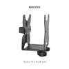 HumanCentric Thin Client Mounting Bracket, Mount a Mini PC or Computer to a VESA Monitor Arm or Stand, Pole, or Under a Desk or Surface