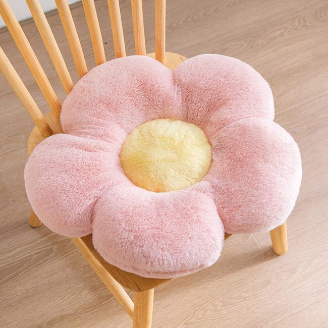 Zabuton, Stylish, Cute, Flower Cushion, Large, High Resilience, Soft, Body Pillow, Floor Cushion, Thick, Does Not Hurt Your Buttock, Four Seasons, Double-Sided, Cushion, Children, Office Cushion,