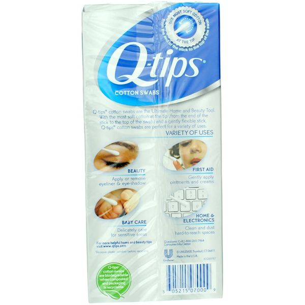 Q-Tips Cotton Swabs 170-Count