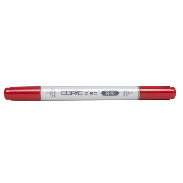 COPIC Ciao Coloured Marker Pen - (R-46) Strong Red, For Art & Crafts, Colouring, Graphics, Highlighter, Design, Anime, Professional & Beginners, Art Supplies & Colouring Books