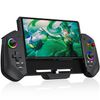 HELLCOOL Switch Pro Controller for Switch/OLED,Switch Controller for Handheld Grip with Hall Effect Joystick,One-Piece Switch Joycon with Turbo/Programmable/6-Axis/Vibration/RGB/4 Card Slot(Black)