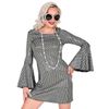 Widmann 48783 70s Dress-Groovy Style-l, Multicoloured