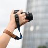 [Yullmu] New 3 Layer Wrist Strap Camera Hand Strap Camera Strap Anchor Design with Triangle Ring for SLR Blue
