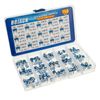 BOJACK 15 Values 150 pcs 100 Ohm- 2M Ohm Variable Resistor 6mm Potentiometer Assortment Kit packag in a Clear Plastic Box