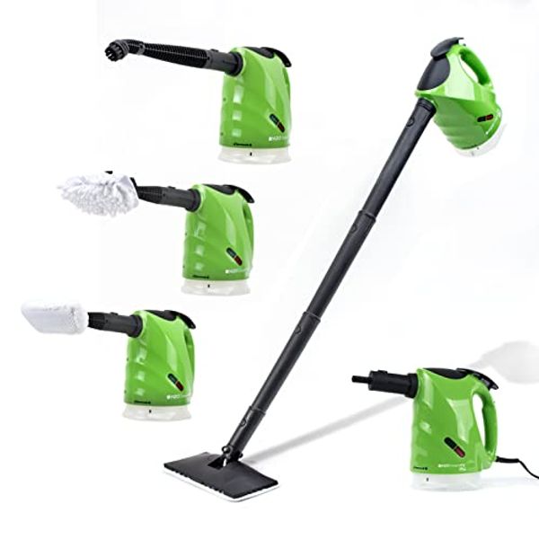 Multipurpose Handheld Steam Cleaner - H2O SteamFX Pro, For Upholstery and Floor Cleaning, Comes with 12 Pieces Accessory Cleaning Tool to clean carpet, couch and more home use