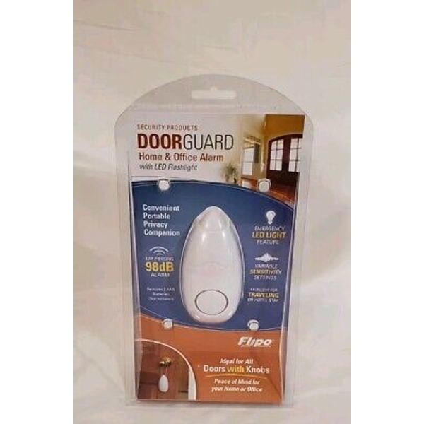 Alarm Door Guard Home Office Dorm Hotel Security Flipo LED Flashlight New Sealed