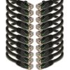iMBAPrice 3' Cat5e Network Ethernet Patch Cable, 10 Pack, Black (IMBA-CAT5-03BK-10PK)