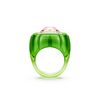 Swarovski Dulcis cocktail ring, Cushion cut, Pavé, Multicolored, 60