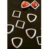 12 Antique silver plated bead frame finding links earrings, bracelets FPB030