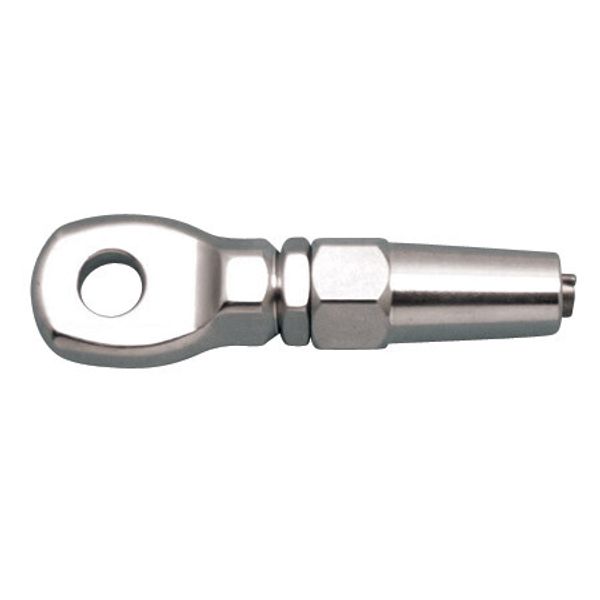 STAINLESS QUICK ATTACH EYE, 5/16", 316 SS