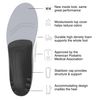 Superfeet All-Purpose Support Low Arch Insoles (Black) - Trim-To-Fit Orthotic Shoe Inserts for Thin, Tight Shoes - Professional Grade - 5.5-7 Men / 6.5-8 Women