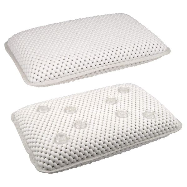 Bathtub Pillow, Bath Pillow Bath and Spa Head Rest with Suction Cups Bath Cushion Bathing Pillow