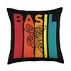Great Basil Design Garden Basil Lover Throw Pillow