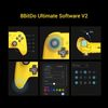 8BitDo Ultimate 2 Bluetooth Controller for Switch, Switch 2, PC&Windows,Switch Pro Controller with TMR Joysticks,Tactile/Hall Triggers,Programmable L4/R4 Bumpers,2 Back Paddle Buttons,RGB Ring,Yellow