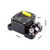 RKURCK 12V - 48V DC 200 Amp Surface Mount & Panel Mount Circuit Breakers with Yellow Manual Reset Button Waterproof 200A