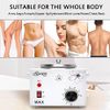 Single Wax Warmer Professional Electric Wax Heater Machine for Hair Removal, Large Wax Pot Paraffin Facial Skin Body SPA Salon Equipment with Adjustable Temperature Set