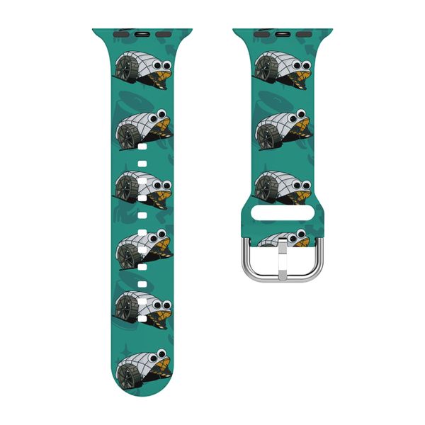 Mr. Trash Wheel (Teal) / Apple Watch Band - 38/40/41