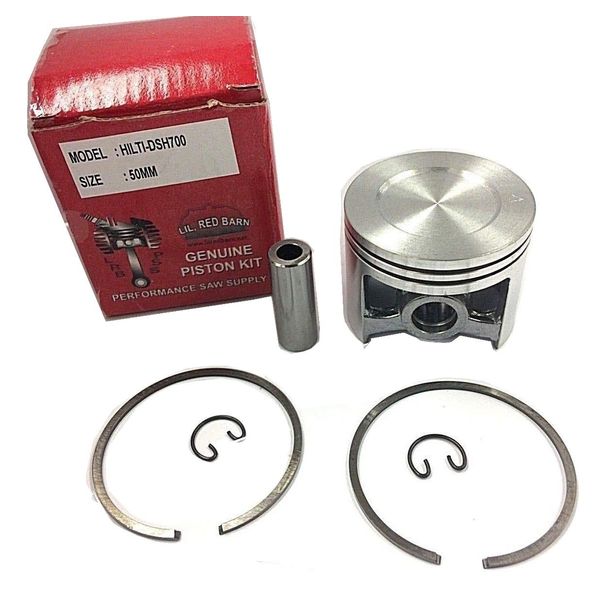 Compatible with Hilti DCS 700,DSH 700X Concrete Cut Off Saw Piston, 50MM Kit, Replaces Part # 412238