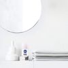 NIVEA Invisible for Black & White Roll-On Deodorant 48h Antiperspirant Roller Prevents Deodorant Stains with Antibacterial Protection 50 ml