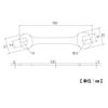 Top (Top) Spanner Ultra-thin Cu – 14 X 17