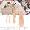 Schneider Clapper Set Seam for Patchwork Pressing Wheel Tool Beech Wood Sliding Wheel Roller Notions