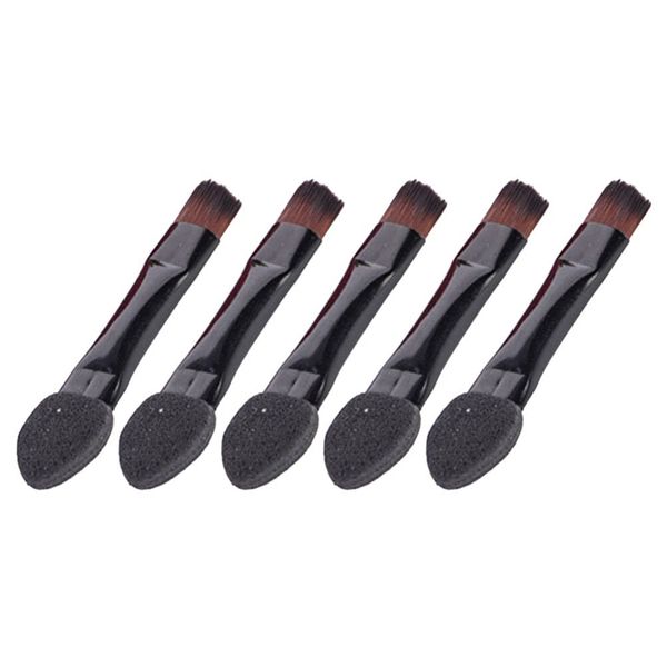NUOLUX Eyeshadow Tips, Sponge Tips, Disposable Makeup Tips, Double, Multipurpose, Eyebrow Brush, Makeup Tool, Portable, Commercial Use, Set of 50