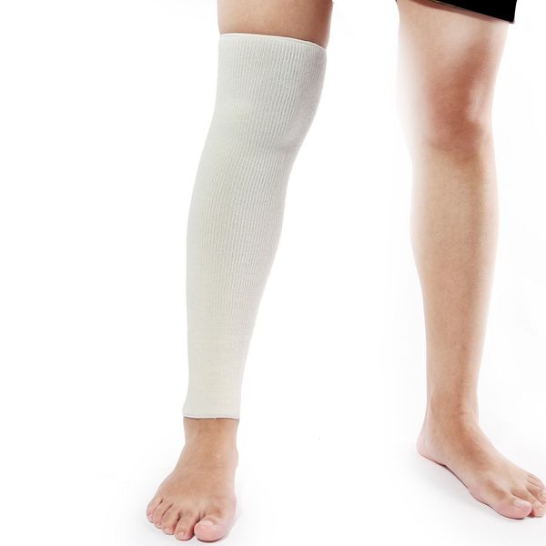 Three Runner Heat Generating Silk Supporter (Long Knee Type), 1 Piece No. 7810