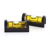 Aoderda 2 Pcs Magnetic Magnet Bubble Spirit Level for Measuring Instrument