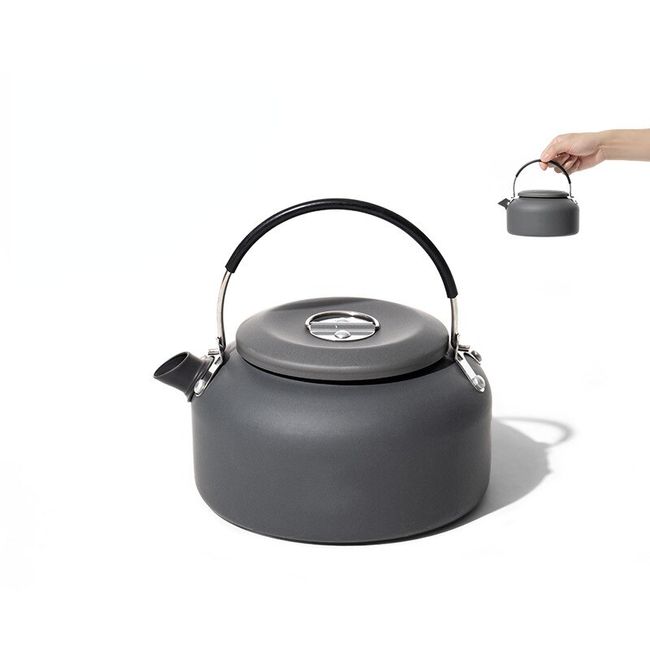 Camping Boil Water Kettle Aluminum Alloy Water Kettle Picnic Tableware  (0.8L)