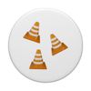 Three Traffic Cones - Traffic Cone PopSockets Swappable PopGrip