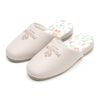 Minton Coated Flower Haddon Hole Slippers, gray