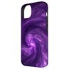 iPhone 14 Plus Turquoise Particle Spiral Lights Fog Space Case