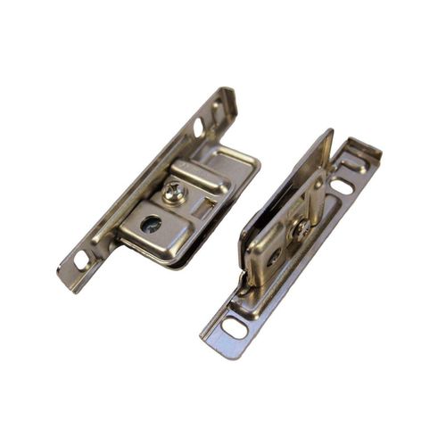 Blum ZSF.1700 R METABOX Right Screw-On Drawer Standard Front Fixing Bracket, Nickel