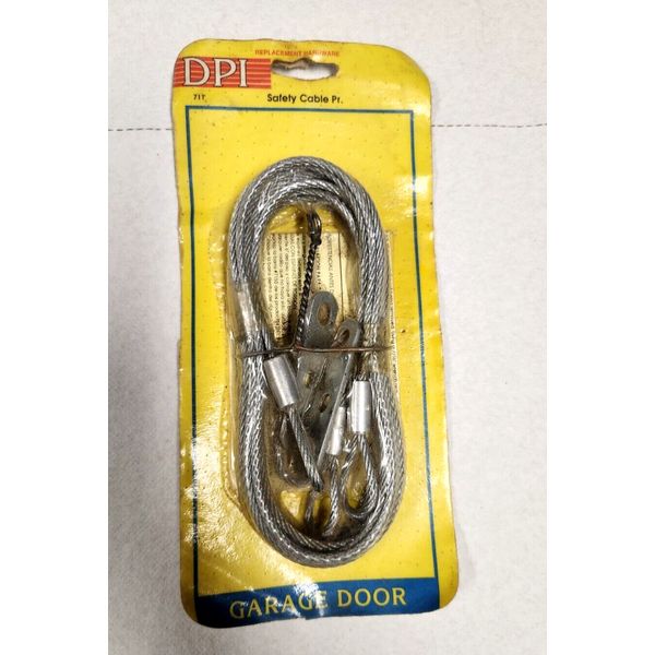 DPI Garage Door Safety Cable 1/8" x 8' 1994 New Old Stock